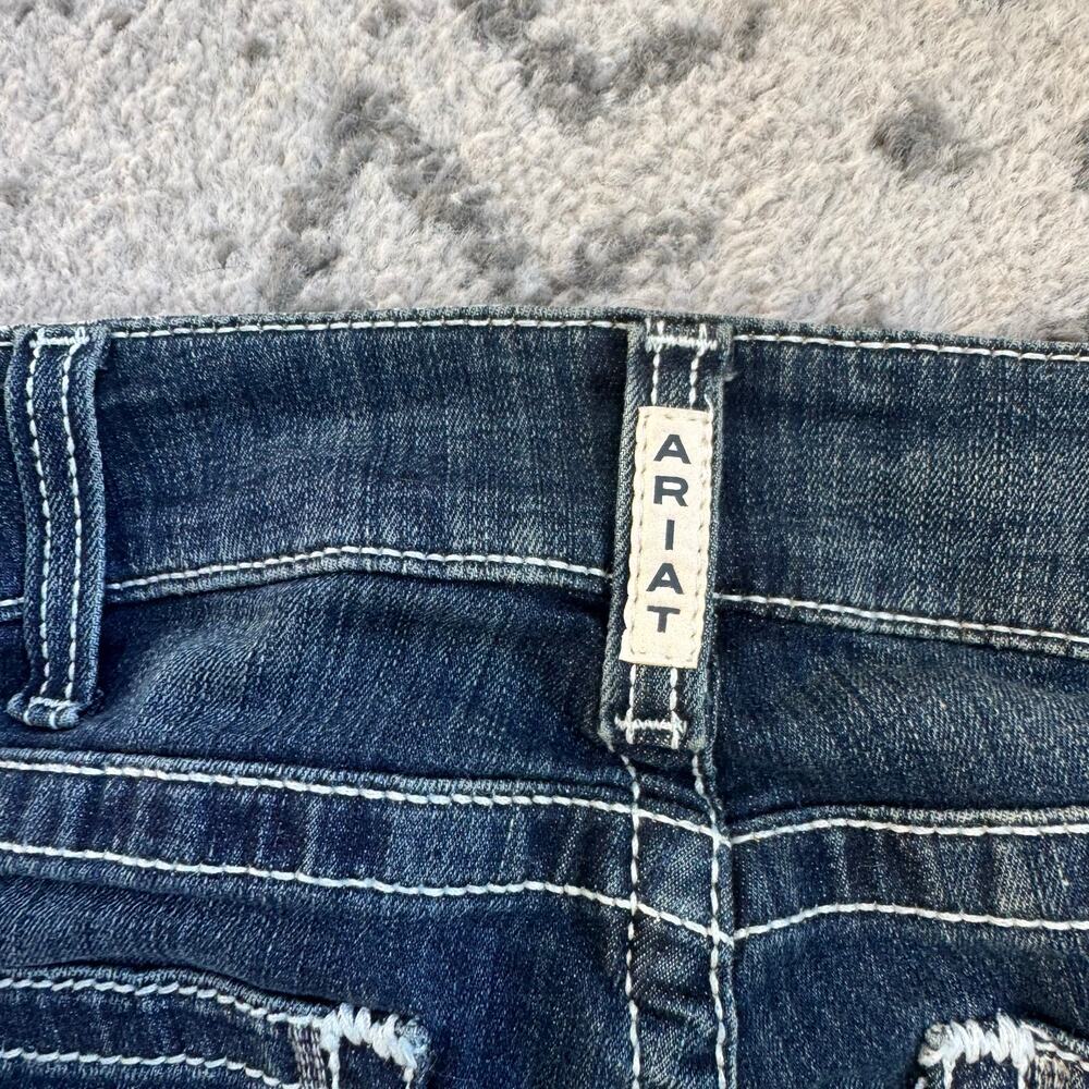 NEW Ariat Mid Rise Straight Denim Dresden Jeans Size 31R - Picture 8 of 11